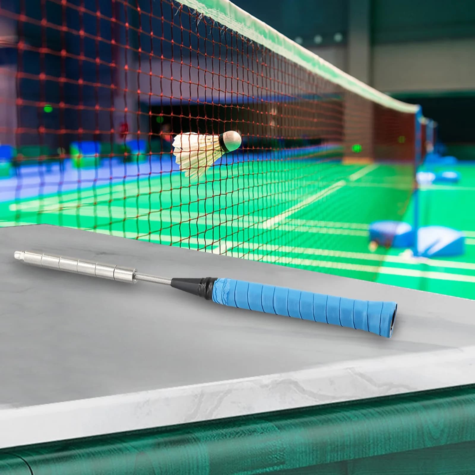Entraîneur de swing de raquette de badminton réglable en acier inoxydable pour pêcheurs
