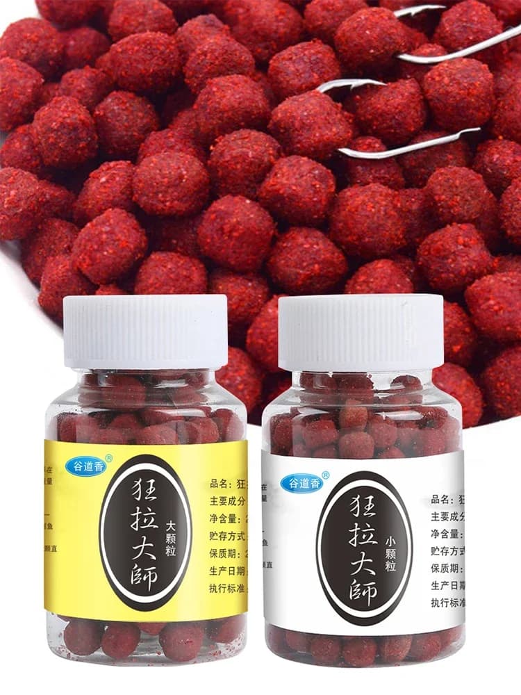 Bouillettes fraîches humides 120 pièces saveur herbe - Appâts pêche carpe flottants pellets crémeux