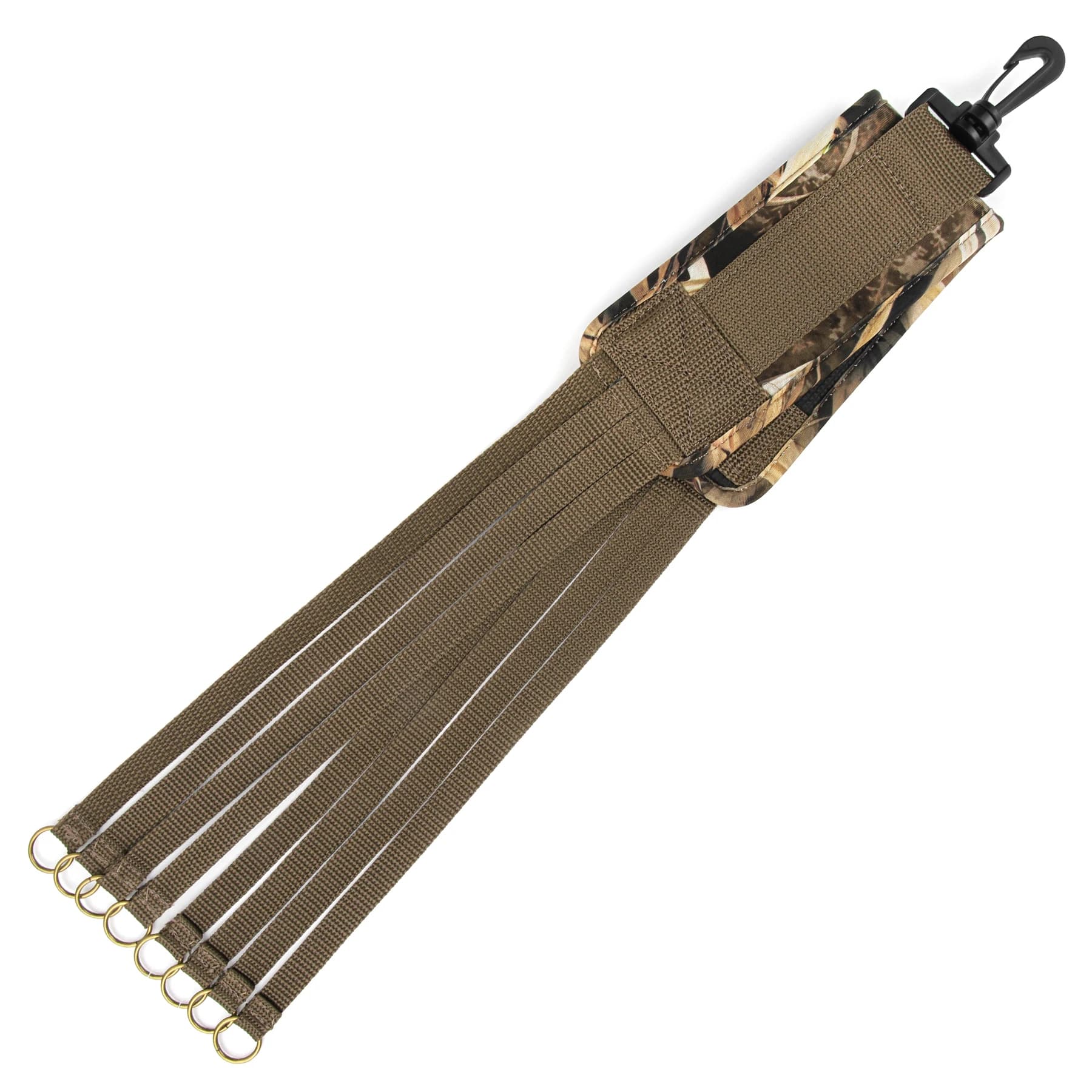 Porte-gibier GUGULUZA 8 anneaux bretelles cou - Accessoire chasse extérieur transport canards flottant