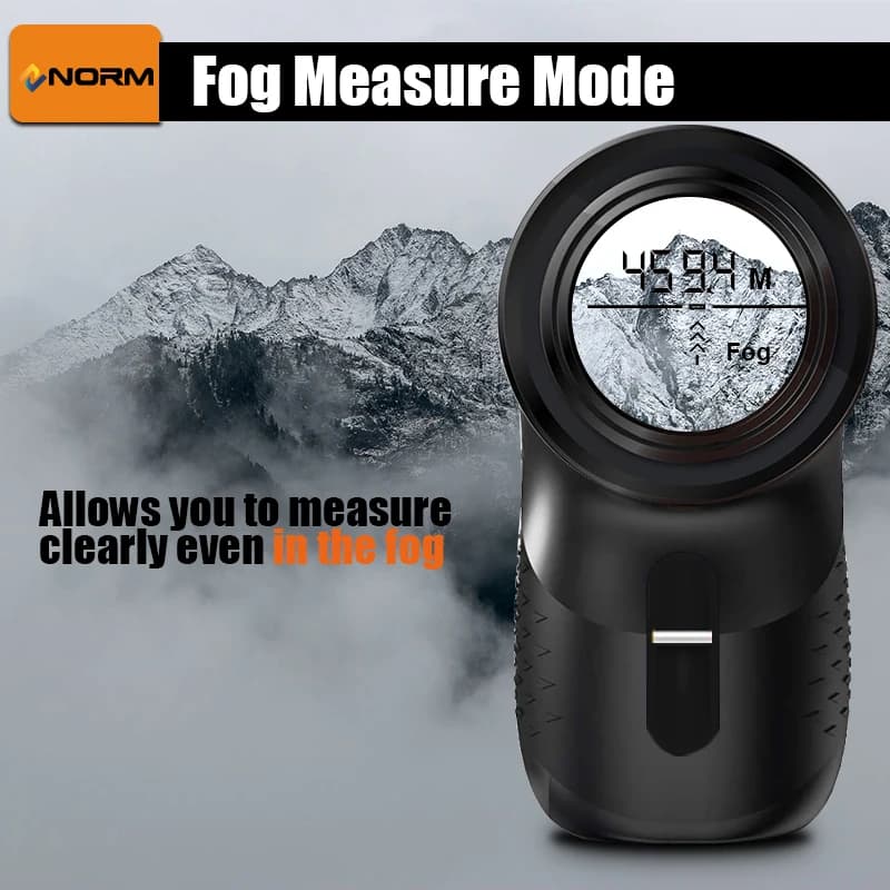 Télémètre laser NORM 5-500m multifonction pour pêche outdoor et relevés techniques