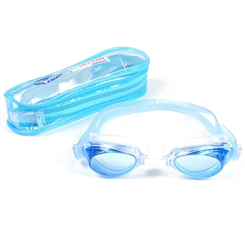 Lunettes de natation anti-buée étanches avec sac - Pour hommes, femmes, garçons et filles en piscine