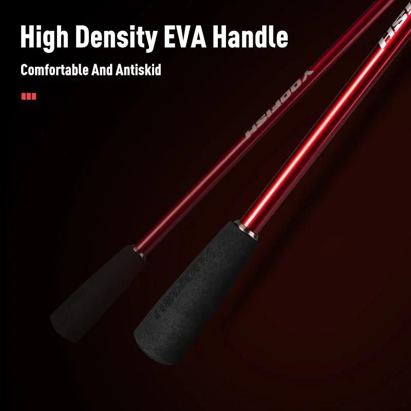 Canne YOOFISH EGITAKO carbone 170MH/H 2 sections pour pêche au calmar et seiche - Tip titane