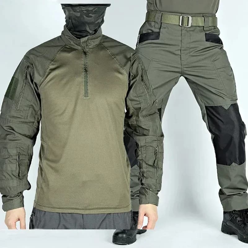 Ensemble tactique militaire pour airsoft chasse pêche paintball randonnée vêtements forces spéciales outdoor