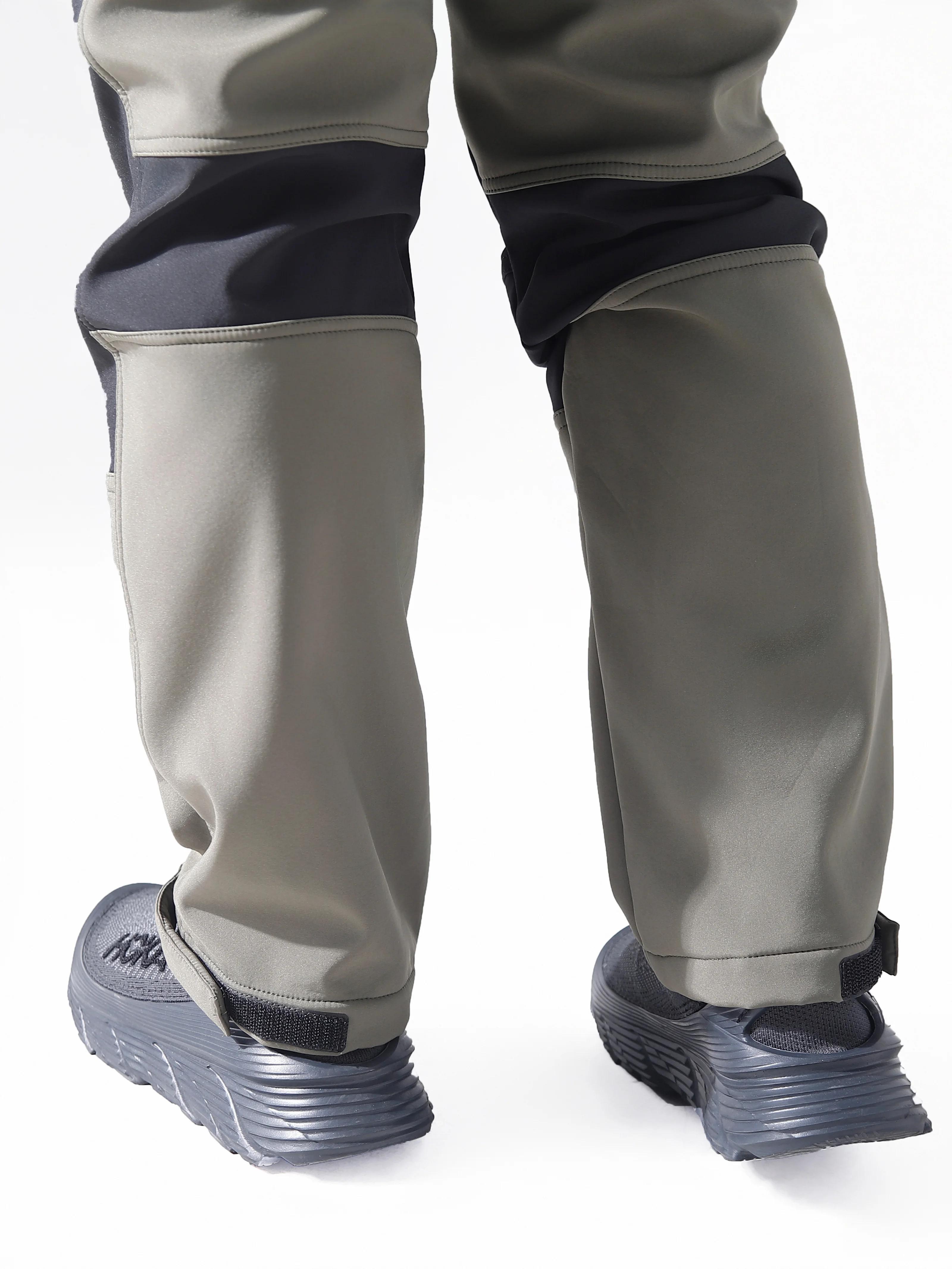 Pantalon de travail imperméable multi-poches - Résistance optimale pour pêche sportive intensive