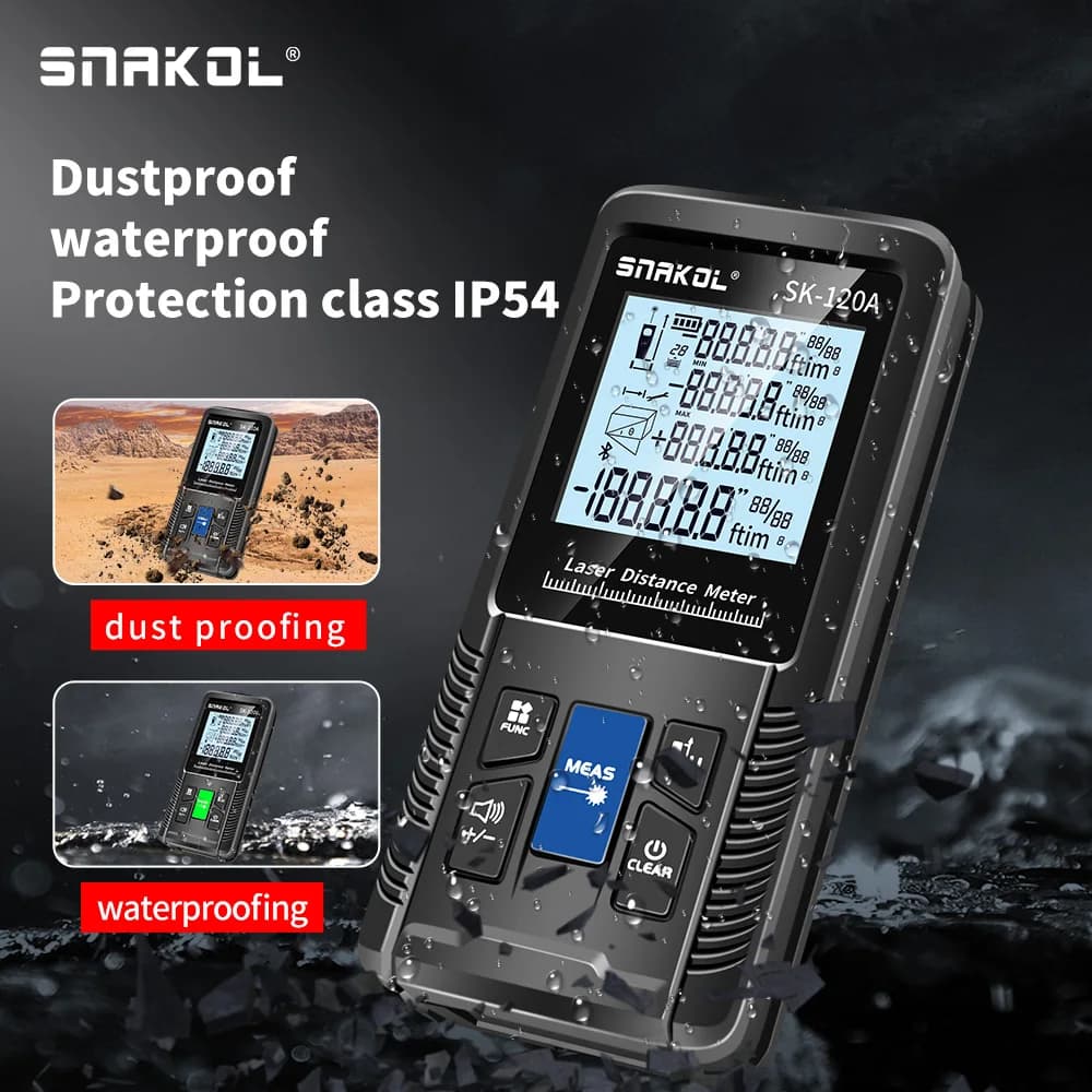 Télémètre laser Snakol 40M à 120M laser vert/rouge - Visibilité optimale pour pêche en toutes conditions