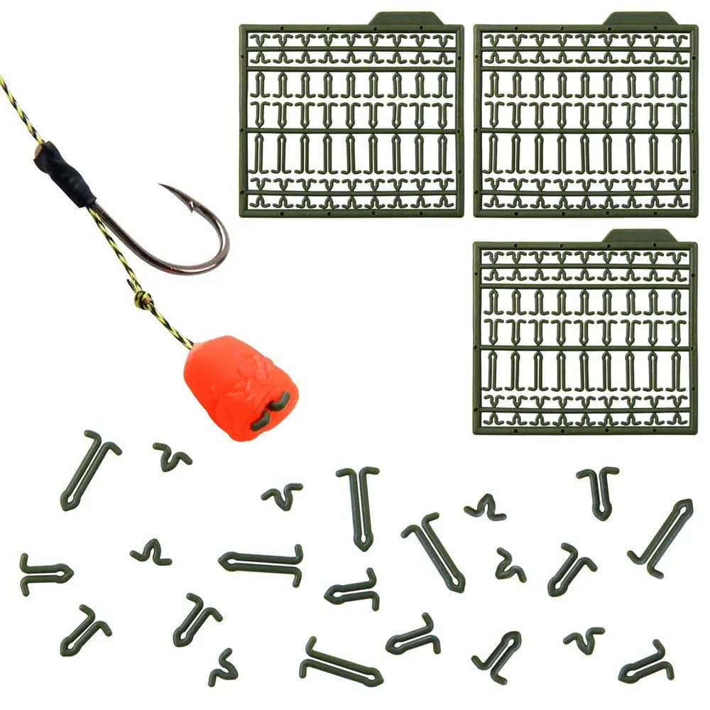 5 stops pour bouillettes et perçage appâts carpe - Outils montage hair rig V stopper