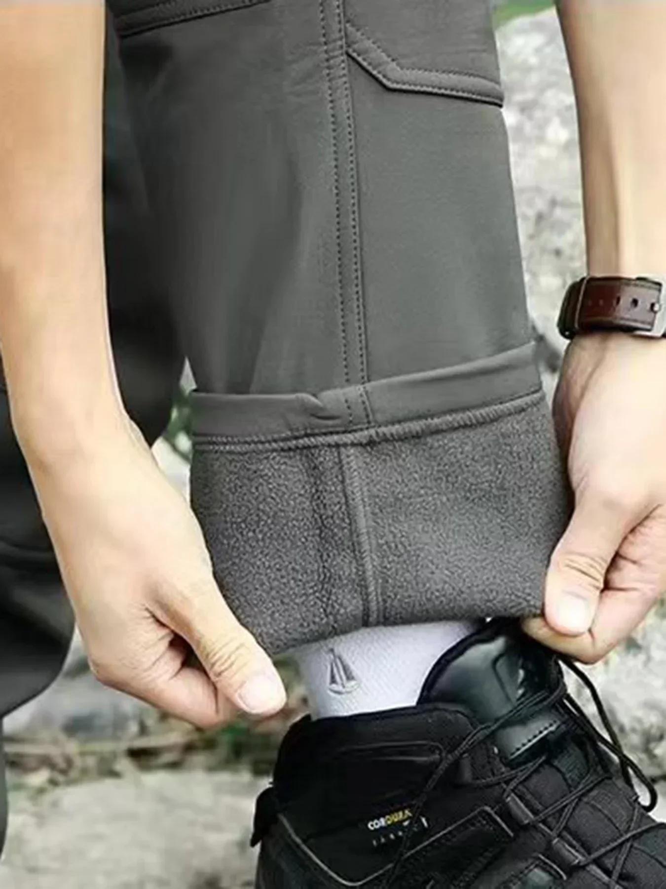 Pantalon cargo pêche avec poches rabattables pour randonnée pêche et pêche itinérante
