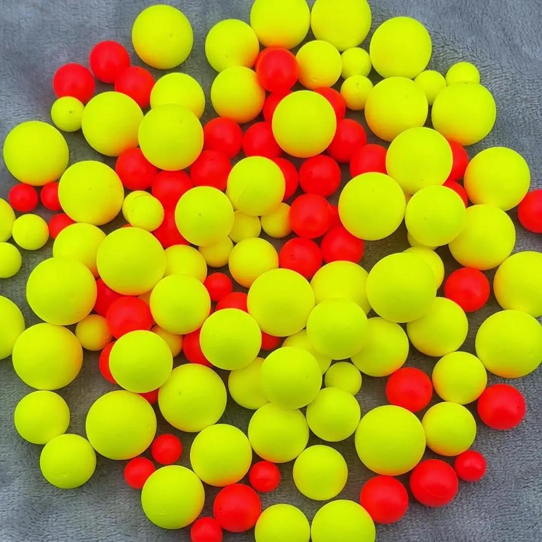 Perles flottantes en mousse Bimoo 100 pièces pour montages de pêche en mer et eau douce