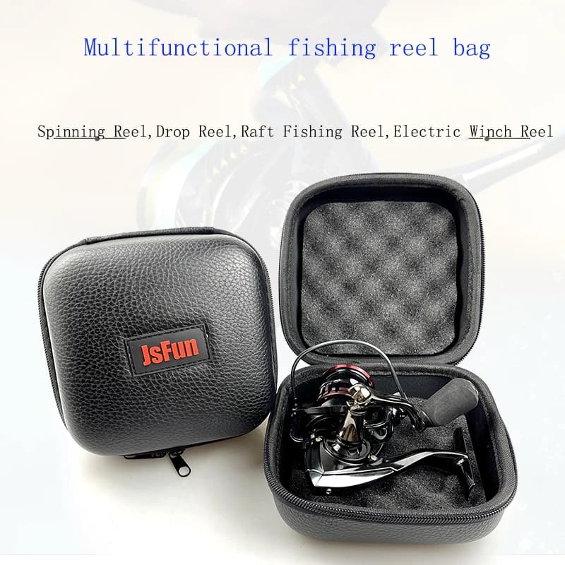 Sac de pêche spinning étanche S/M/L pour 1-2 moulinets, protection anti-choc rangement matériel