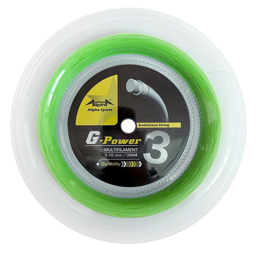 Bobine Allpha 200m fil 0.70mm pour pêche - Entraînement extérieur qualité GP3 cannes et moulinets