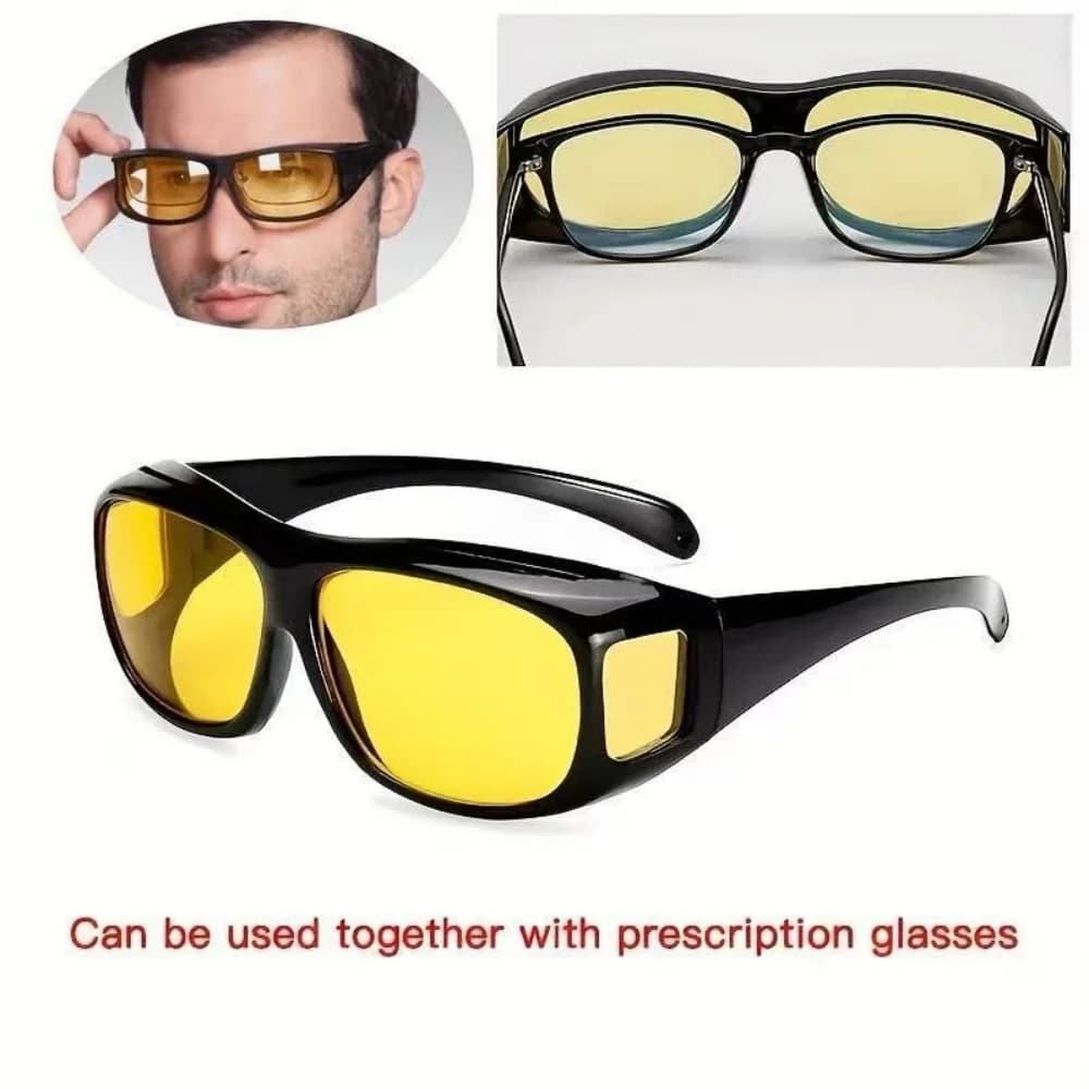 Lunettes de conduite nocturne anti-éblouissement - Vision améliorée pour pêcheurs