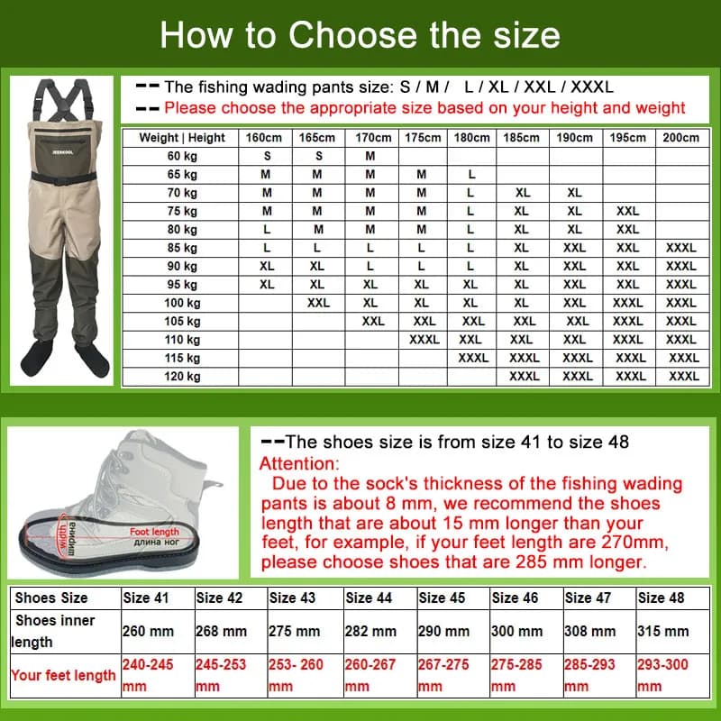 Bottes de pêche wading imperméables à semelle feutre pour rochers et rivières en montée