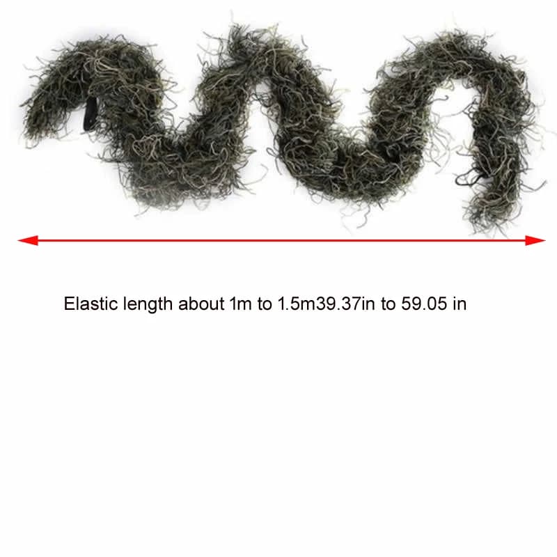 Accessoires camouflage Ghillie pour pêche - Rembourrage feuillu pour tenue de pêche