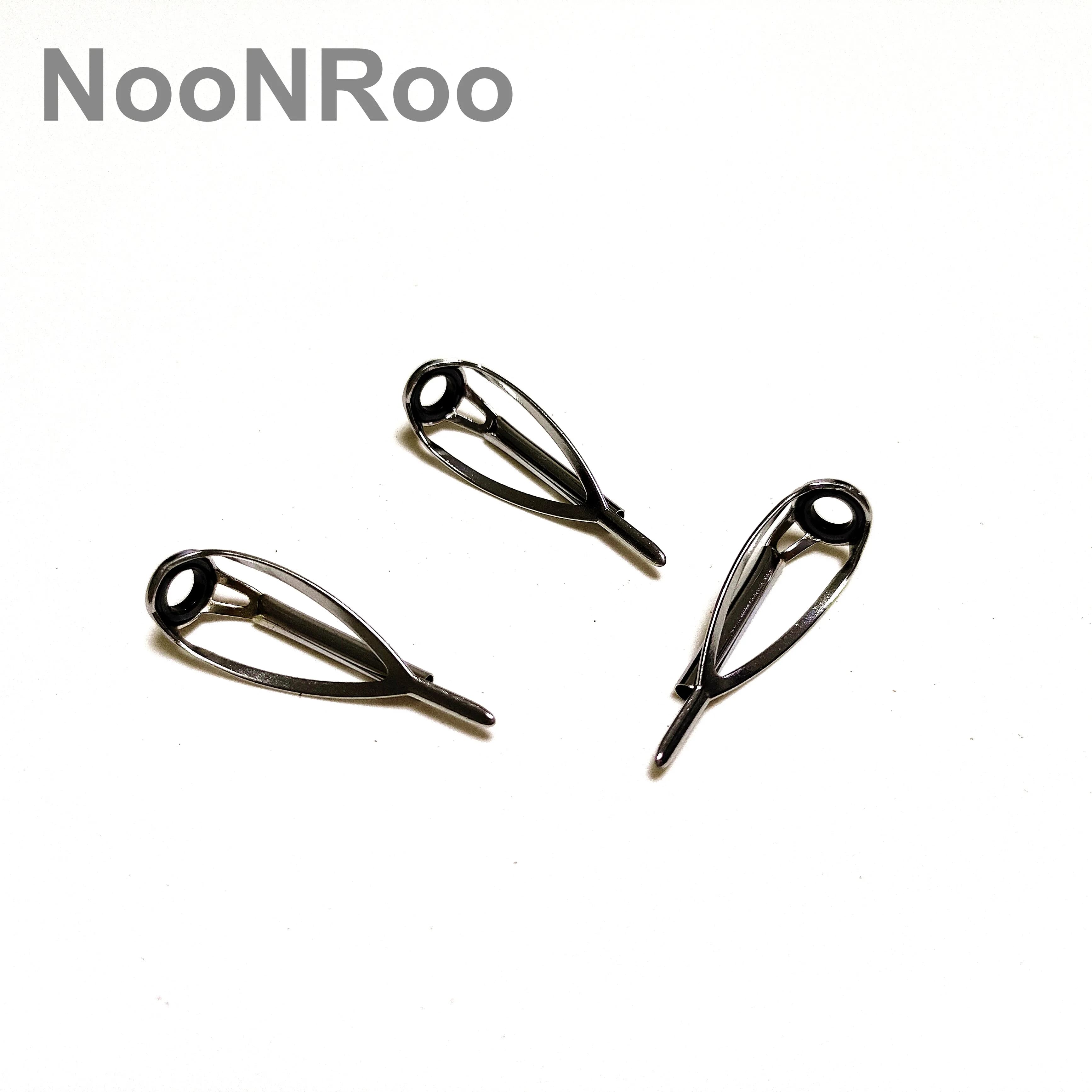 Kit 3 anneaux #6/#8 MN tip top pour montage et réparation cannes spinning et casting DIY argenté