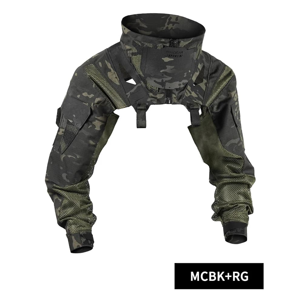 Uniforme tactique camouflage manches longues DMgear - Confortable pour pêche et outdoor