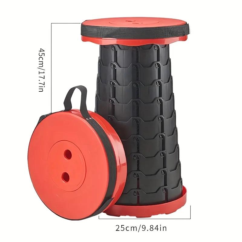 Tabouret pliant camping 226kg capacité - Siège réglable avec poignées pour pêche randonnée et pique-nique