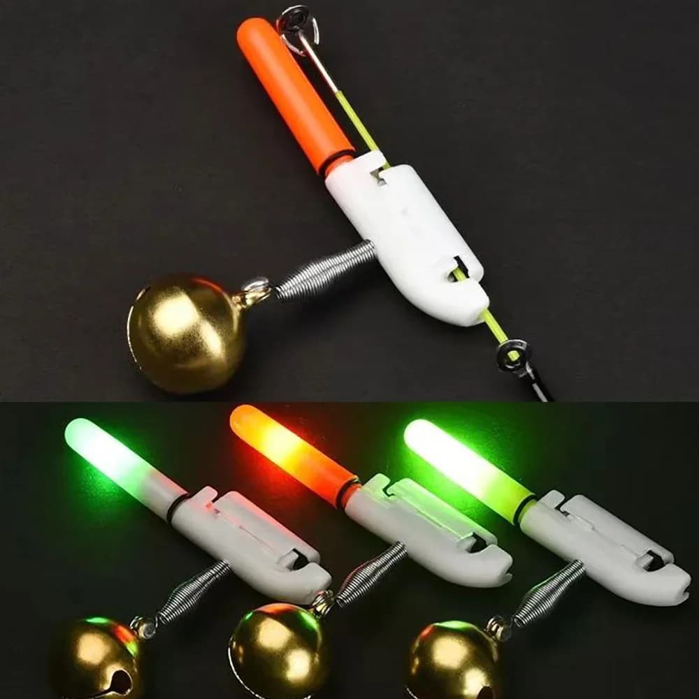 Lampe clip LED lumineuse CR425 rechargeable USB - Alarme de touche pour pêche nocturne avec batterie 3.6V
