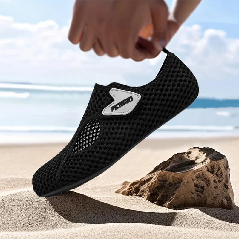 Chaussures aquatiques pêche unisex - Quick drying pour pêche en eau vive et plage