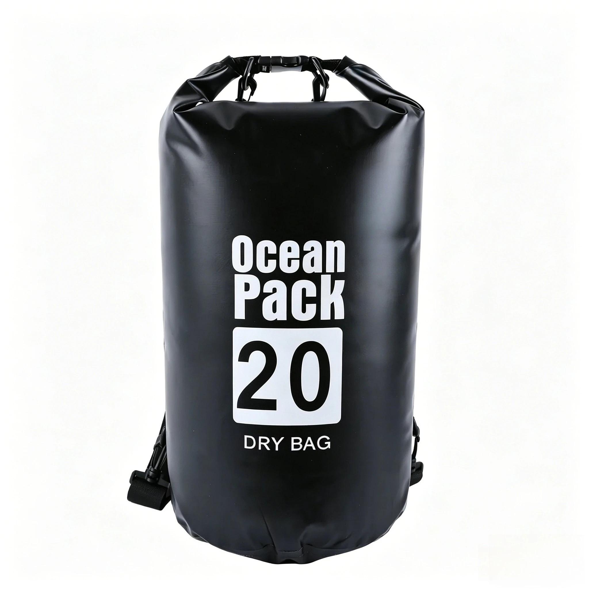 Sac étanche pliable 2L à 15L - Sac flottant pour kayak, rafting, plage et trekking
