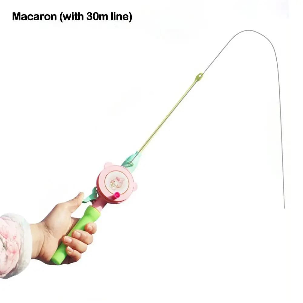 Canne pêche glace rétractable 2024 35 à 80cm stylo hiver - Canne enfant pêche sur glace spinning hiver