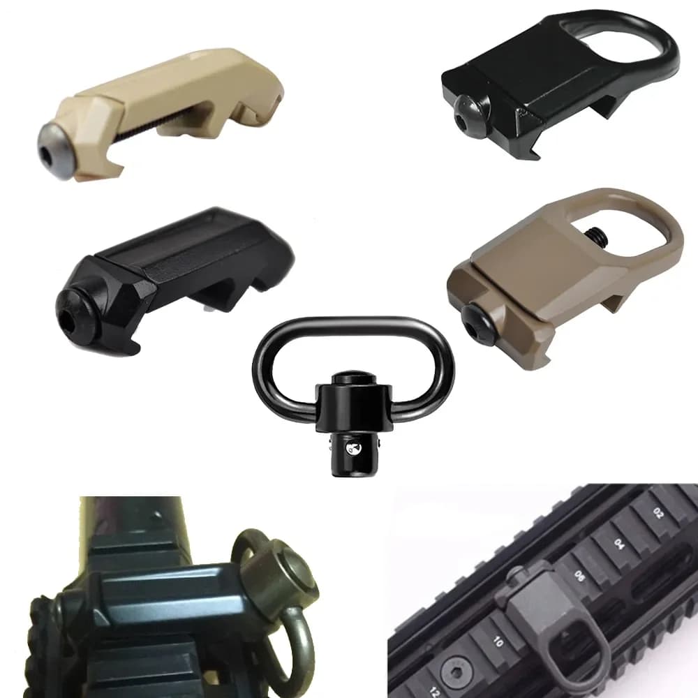 Anneau de montage QD rotatif pour lunette de pêche AR15 - Accessoire de précision