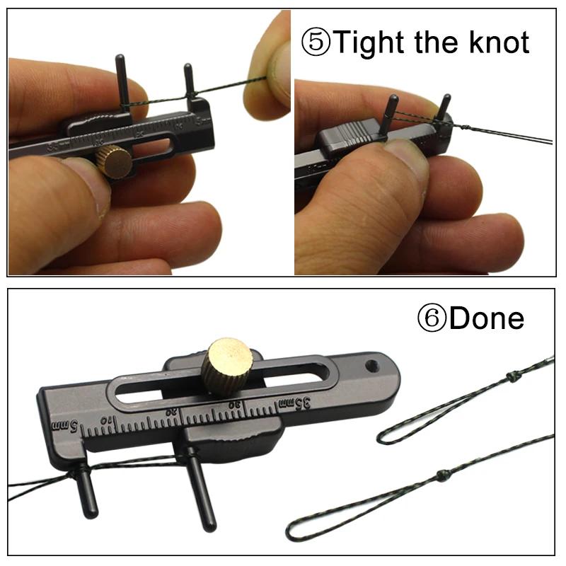 Outil nœuds pêche carpe Rigtrip réglable pour montage hair rig et boucles précises