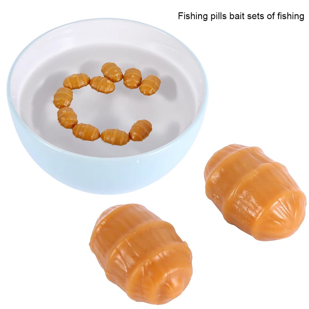 10 à 50 pièces appâts tigernut artificiels flottants pêche carpe pellets bouillettes pop up
