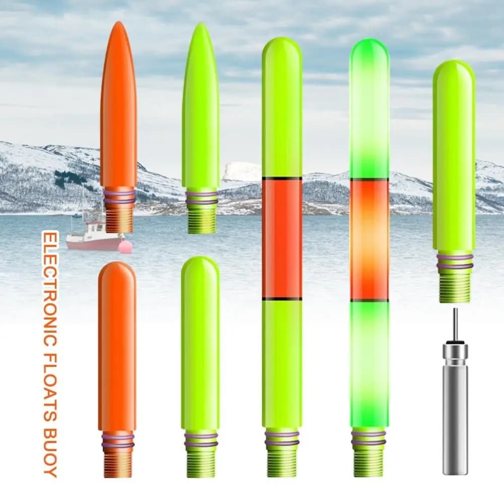 Flotteur électronique LED intelligent à changement de couleur pour pêche de nuit ultra sensible