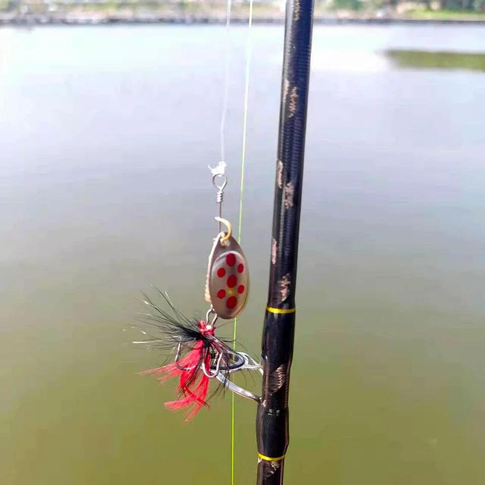 Set 10 cuillères spinner métalliques pour brochet - Spoonbaits et crankbaits kit complet