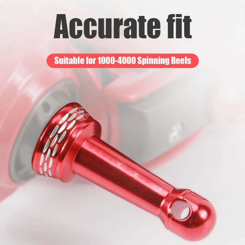 Barre stabilisatrice multicolore pour moulinet pêche cadre aluminium allégé accessoire DIY