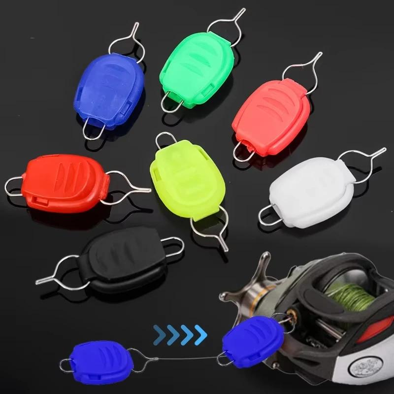 15 clips arrêt-ligne ABS pour moulinet casting, accessoires pêche pour stopper le fil sur votre bobine