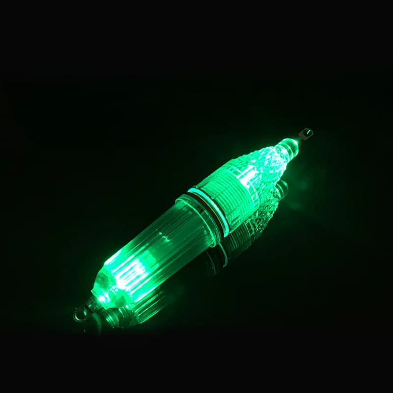 Lampe de pêche LED étanche double lumière - Attire les poissons pour pêche nocturne en mer