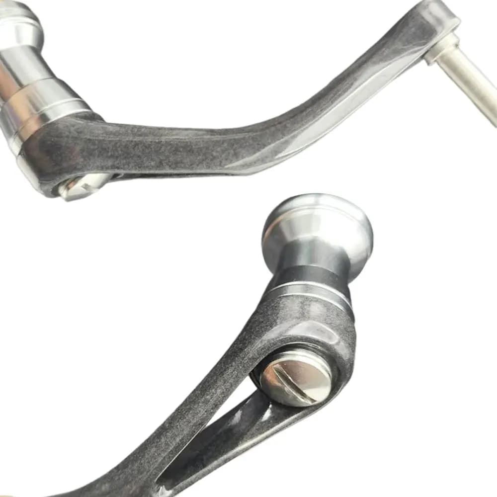 Manivelle de remplacement pour moulinet de pêche spinning SHIMANO et DAIWA type prise carrée ou hexagonale