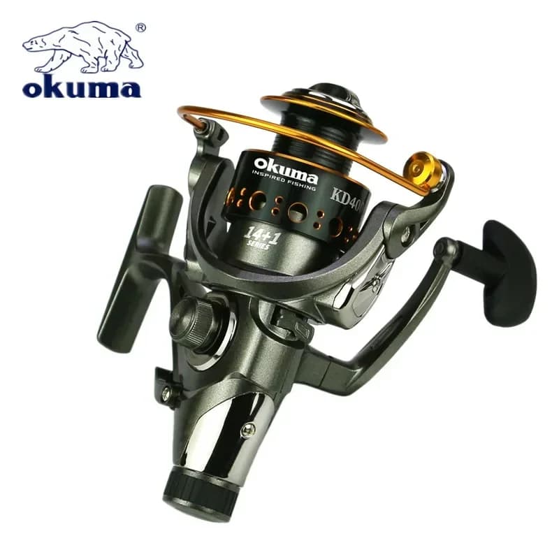 Moulinet pêche OKUMA frein double release avant arrière 12kg drag pêche mer 4.9:1 haute vitesse 3000 6000