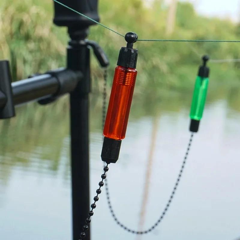 Swinger souple chaîne pour alarmes de pêche carpe - Pince indicateur de touche durable - Accessoires Hirisi