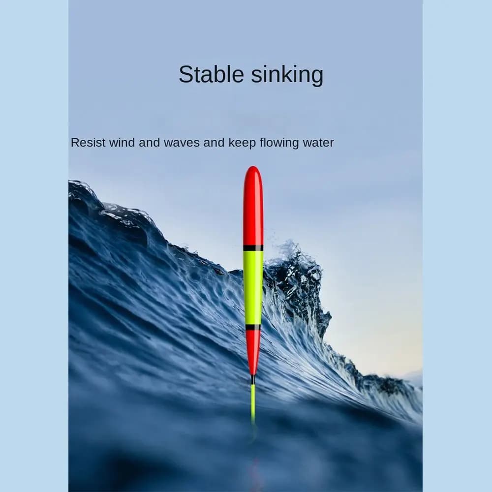 Flotteur de pêche à la carpe sensible et visible avec indicateur de touche et queue colorée