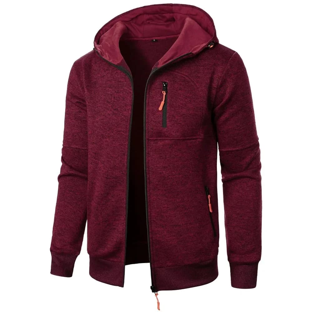 Sweatshirt pêche homme capuche - Vêtement technique confortable pour pêche sportive automne