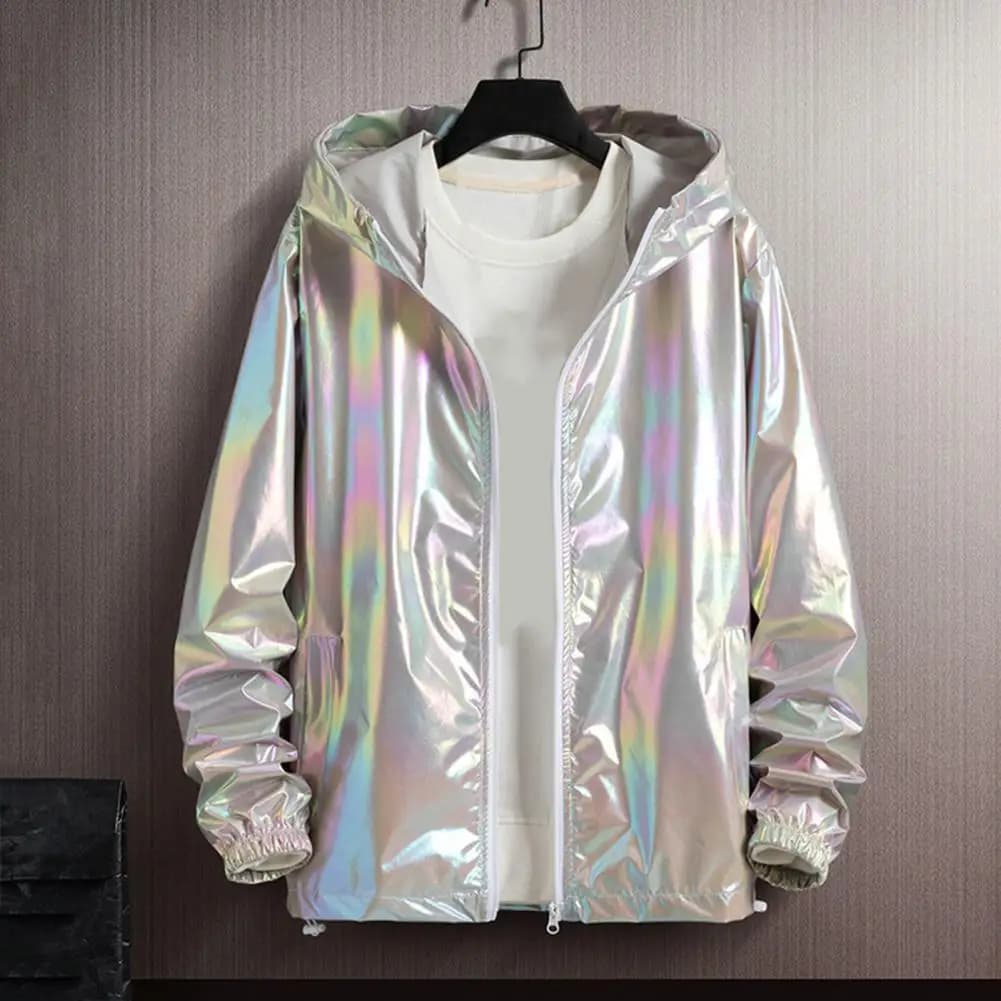 Veste coupe-vent colorée printemps automne homme - Veste légère anti-UV pêche urbaine style streetwear