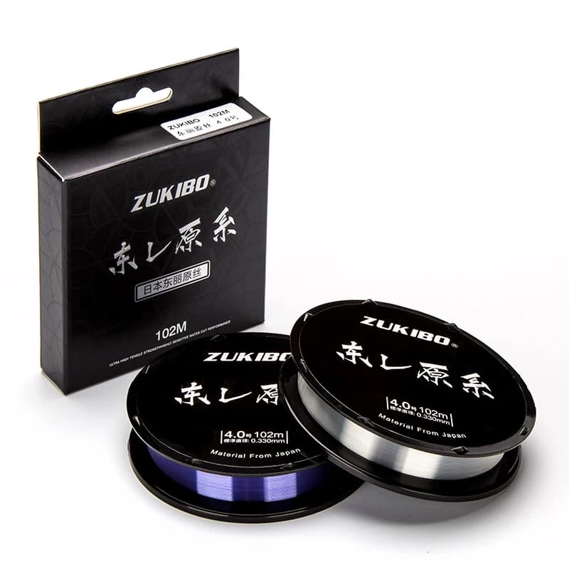Ligne de pêche ZUKIBO Toray fluorocarbone 102M monofilament japonais 1-16KG pour pêche technique