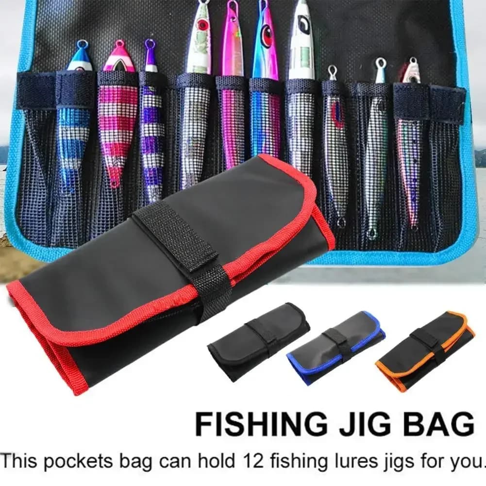 Sac de pêche 12 compartiments étanche organisateur leurres ajustable rangement appâts pêche sportive