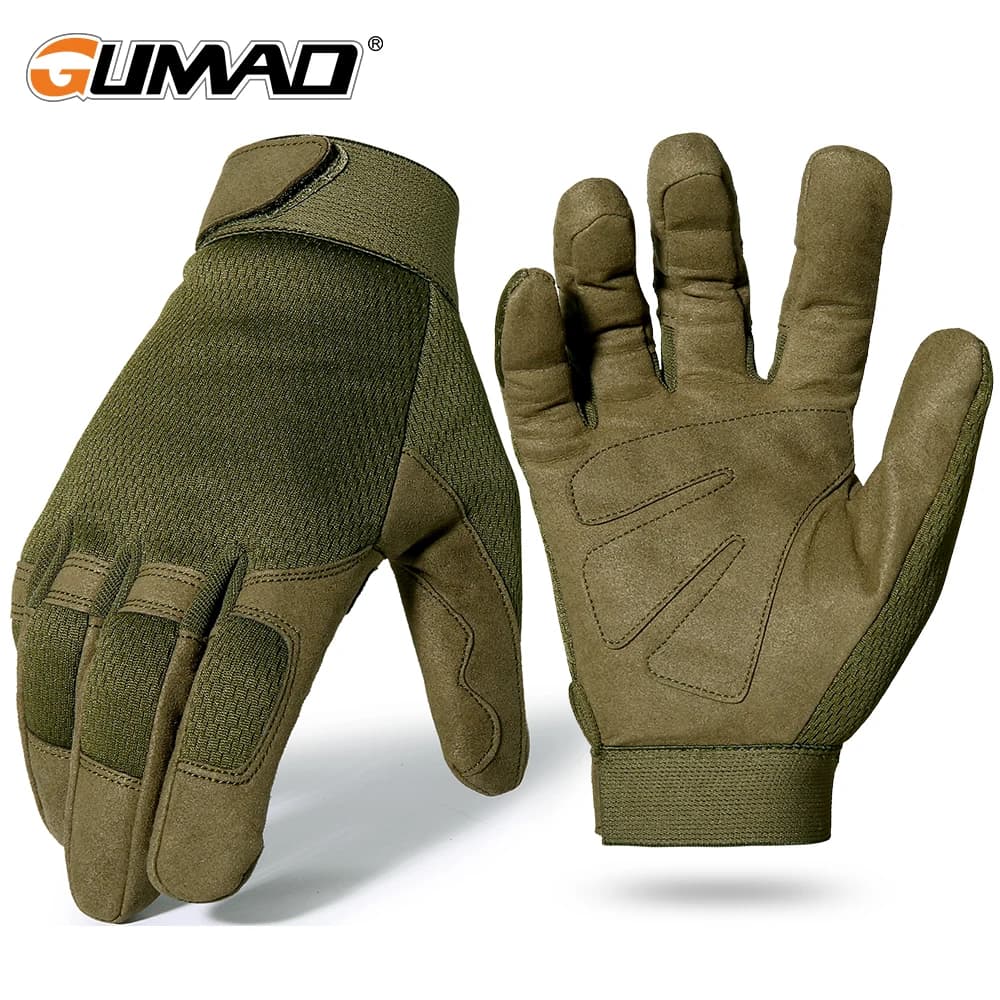 Gants de pêche légers respirants - Paintball, camping, randonnée, vélo et pêche multisports
