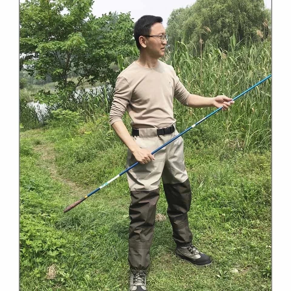 Waders de pêche imperméables homme et femme, avec chaussettes néoprène intégrées pour la pêche à gué