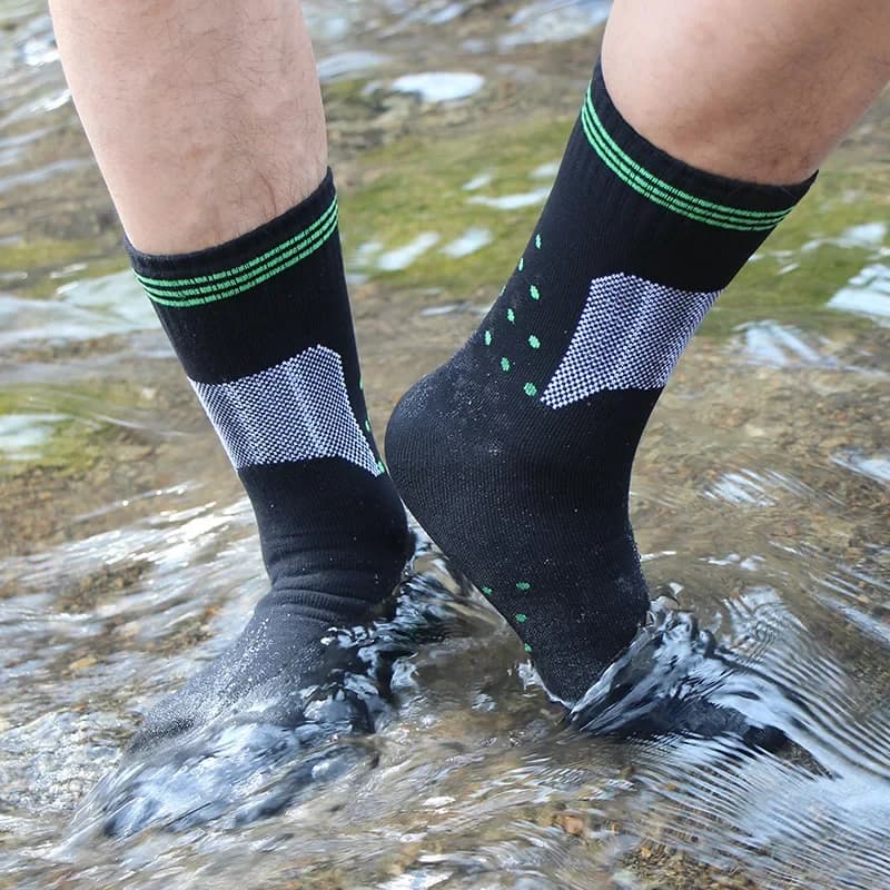 Chaussettes étanches randonnée camping - Respirabilité ski hiver sports aquatiques