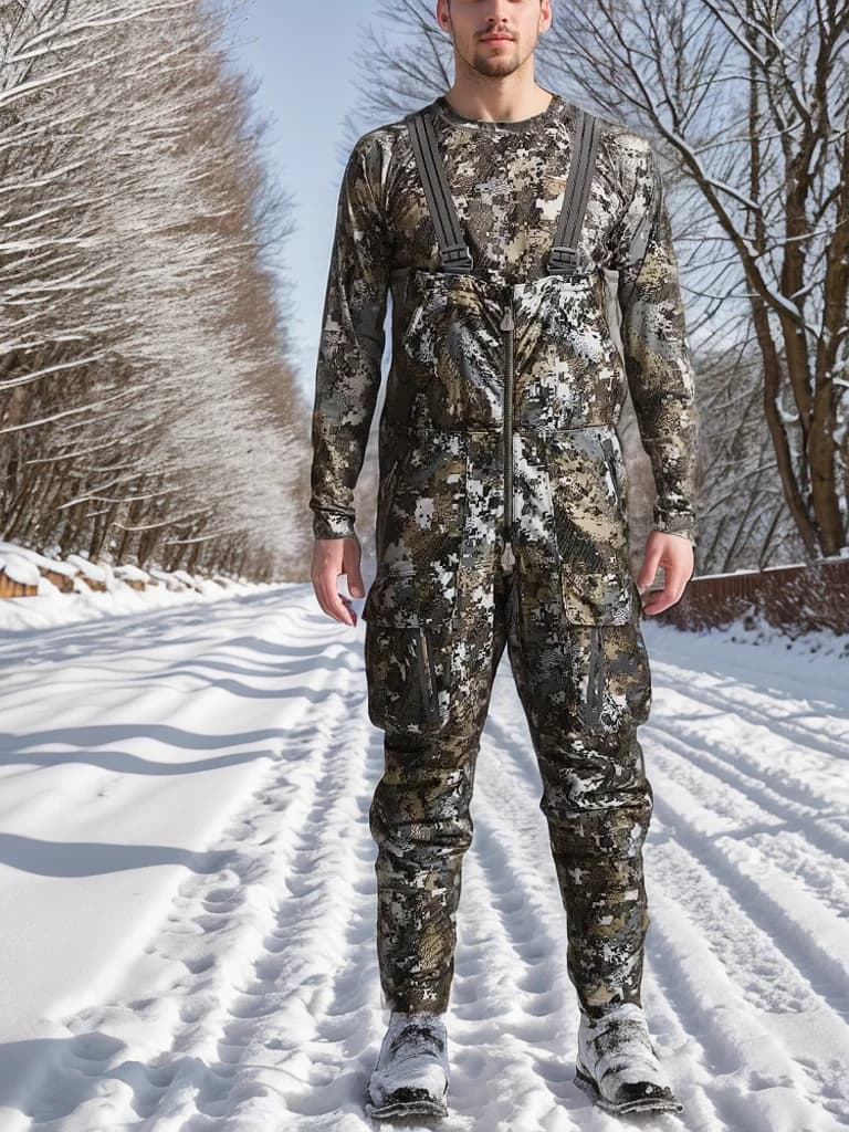 Salopette camouflage Incinerator Aerolite pour hommes - Chasse hiver sur mesure - Qualité pêche