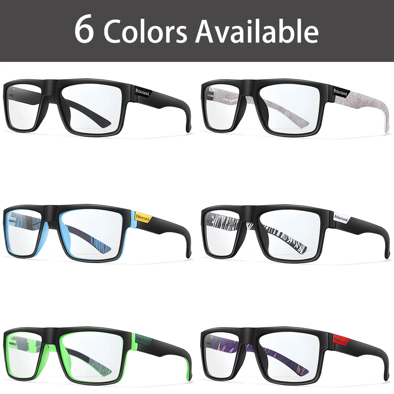 Lunettes de pêche photochromiques 3 paires - Verres adaptatifs pour pêche du lever au coucher du soleil