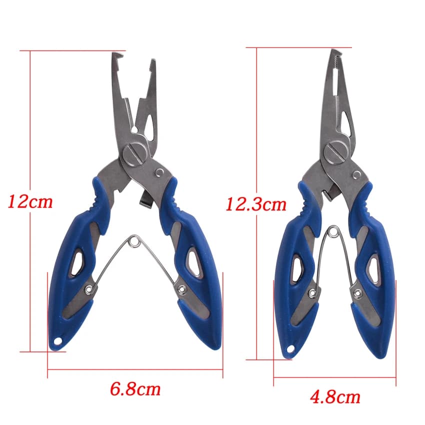 Pince multifonction pêche Aorace coupe ligne dégorgeoir mini outil noir bec robuste