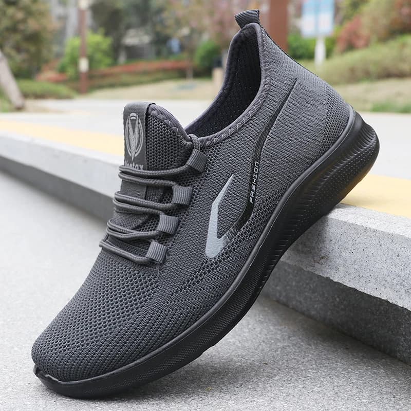 Chaussures running homme pêche légères - Baskets tressées respirantes antidérapantes sport