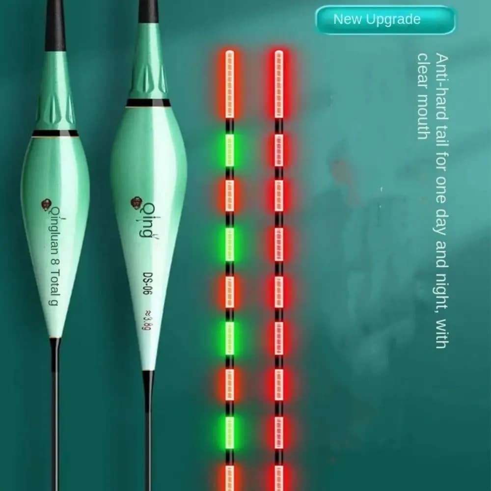 Flotteur intelligent 2025 avec capteur de gravité et LED, détecteur de touche lumineux pour la pêche