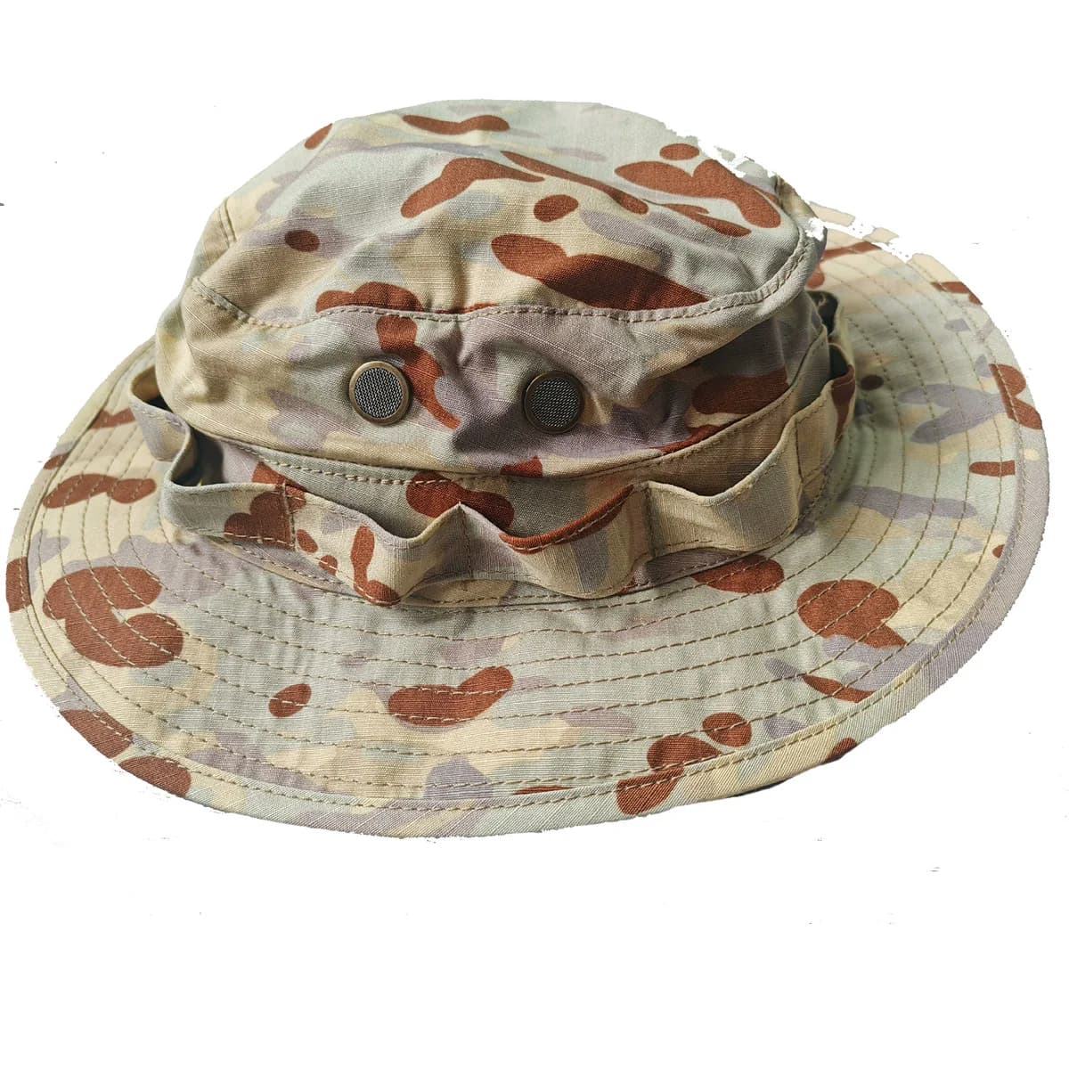 Chapeau pêche camouflage désert australien - Bonnet boonie pêche tous temps protection complète
