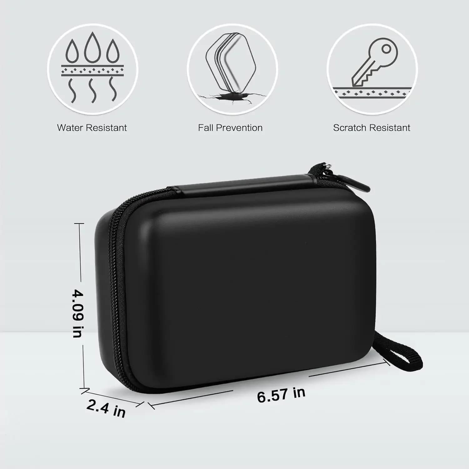 Housse de protection rigide pour Analogue Pocket - Étui de transport pour console portable et cartouches
